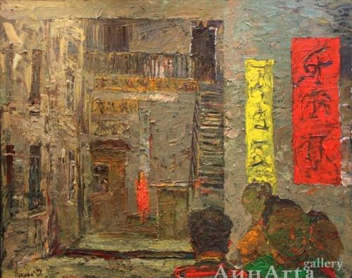 Иностранка 2012, 95х120, х.м.