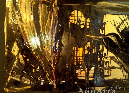 Золотая клетка. 2011, 40х60, авт.тех