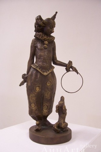 Каштанка. 2011, гипс, тон
